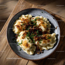 Delicious Polish Pierogi with Sautéed Onions and Herbs