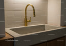Elegant Gold Modern Kitchen Sink with High-End Fixture