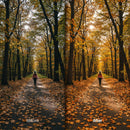 Vibrant Fall Leaf Tones XMP presets color grading preview