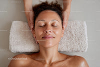 Relaxing Facial Massage with Aromatic Oils at Luxury Spa