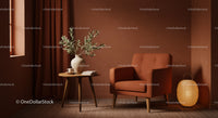 Cozy Corner with Armchair and Decorative Vase
