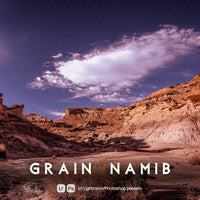 Grain Namib Lightroom presets cover preview