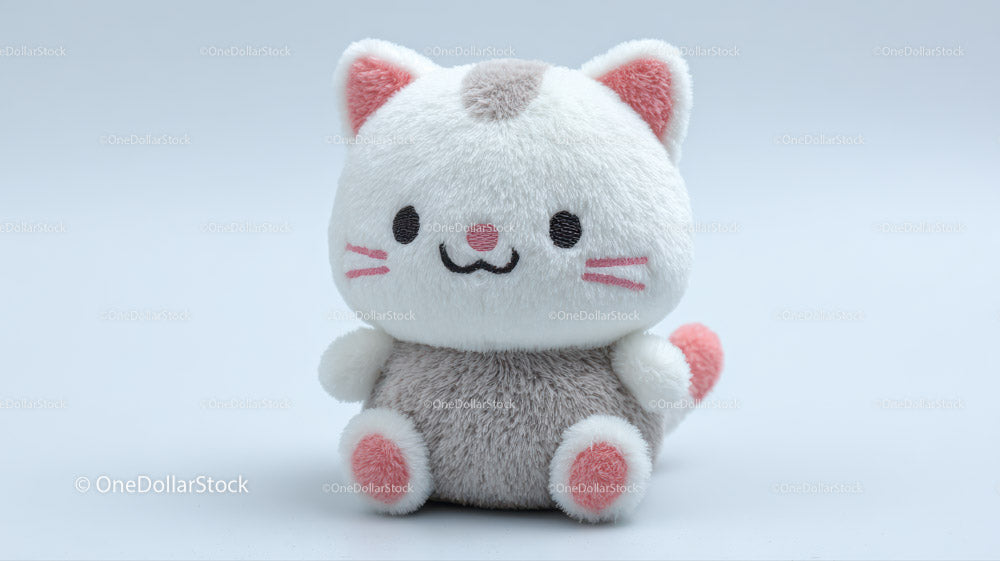 Cute Plush Cat Toy for Kids and Collectors