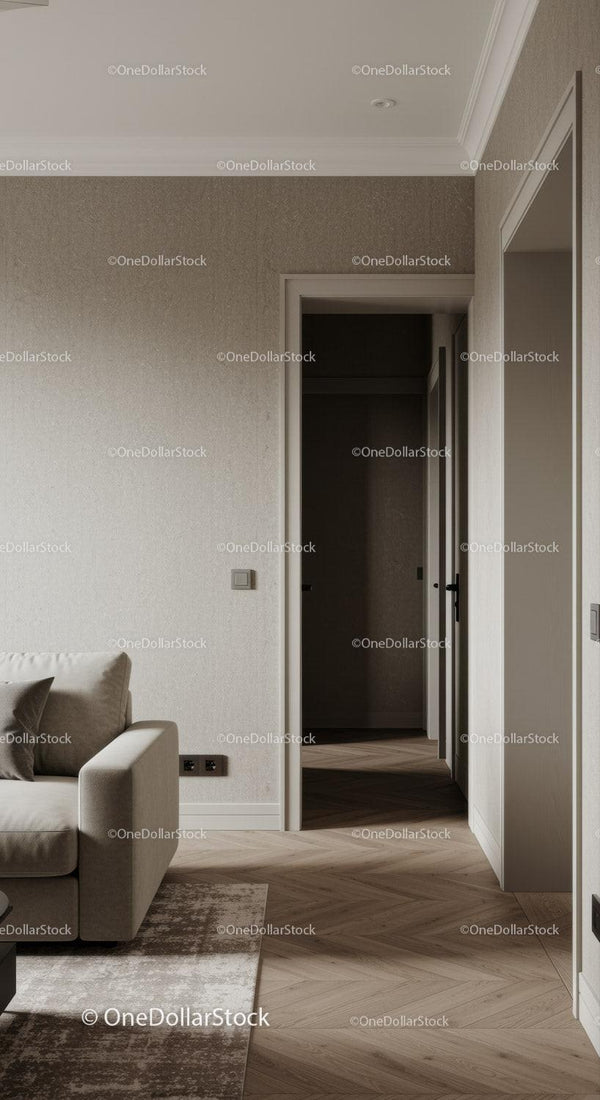Minimalistyczny salon w neutralnych odcieniach i naturalnym świetle