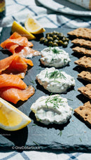 Smoked Salmon and Herbed Cream Cheese Platter