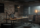 Urban Recording Studio with Microphones and Sound Equipment