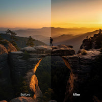 color grading preview with Sunshine LUT Pack