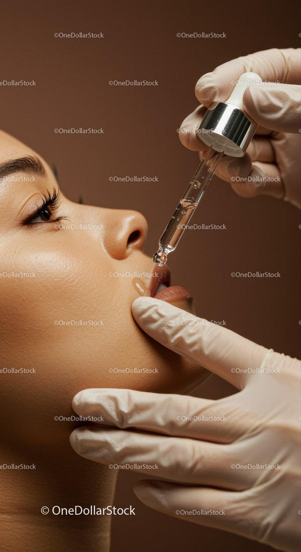 Close-Up of Woman Receiving Dermal Filler Facial Treatment