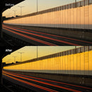 Before and after Cinematic Streets Neon Lightroom preset edit