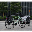 Electric Bicycle with Cargo Trailer for Urban Travel