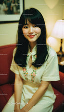 Young Woman Smiling Indoors Office Pose Lifestyle Portrait