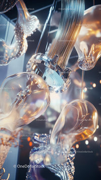 Elegant Metallic Balloon Art Installation for Luxurious Events
