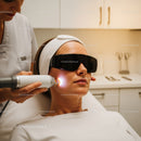 Woman Receiving Advanced Laser Skin Rejuvenation Treatment