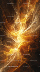 Vibrant Abstract Flames with Dynamic Energy and Bright Light Streaks