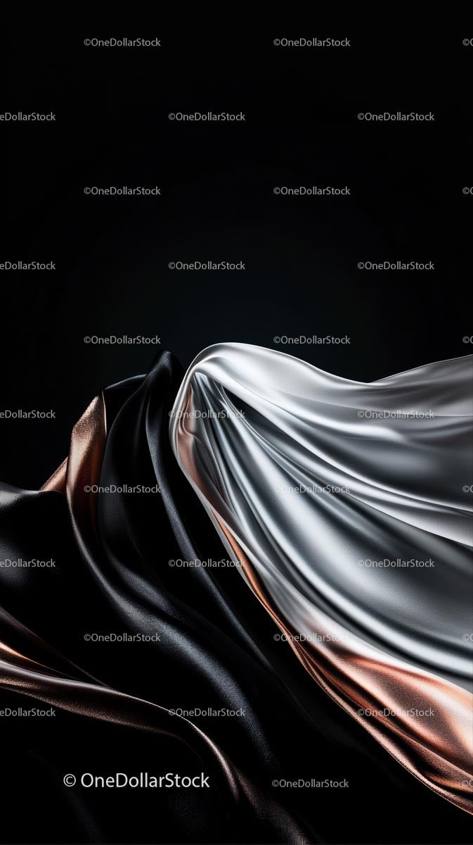 Luxurious Satin Fabric Flowing Elegant Textures Background