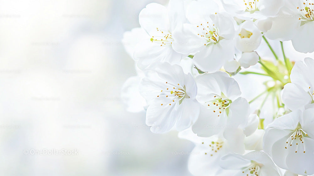 Delicate Cherry Blossoms in Full Bloom