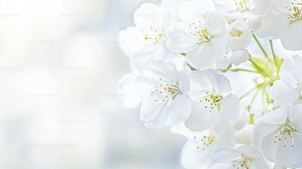 Delicate Cherry Blossoms in Full Bloom