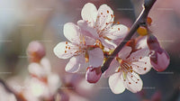 Cherry Blossoms in Springtime Bloom