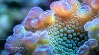 Vibrant Coral Close-Up with Intricate Details