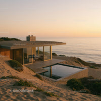 Modern Beachfront House with Stunning Sunset View