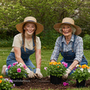 Grandmother and Granddaughter Gardening Together