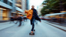 Dynamic Skateboarder in Urban Setting