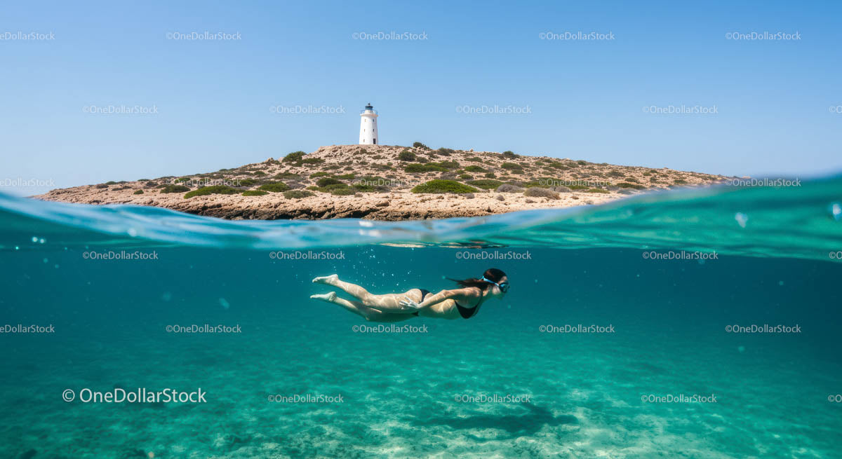 Snorkeling Adventure Near Coastal Lighthouse