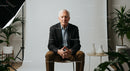 Elderly Gentleman in Business Attire in Studio Setting