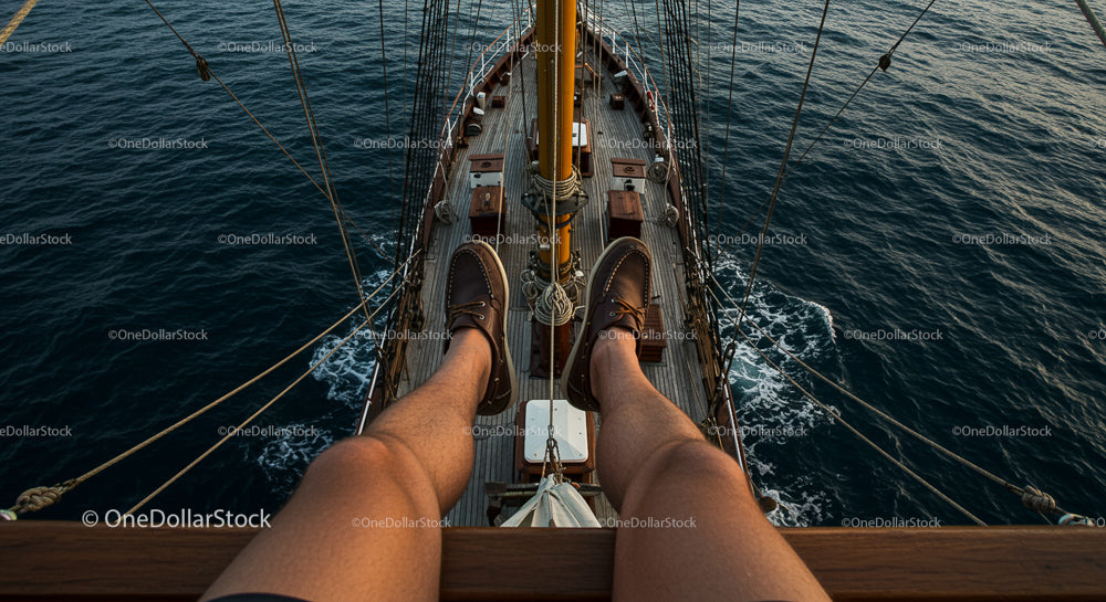Sailing Adventure from a Ship's Deck View