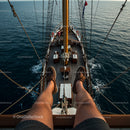 Sailing Adventure Aboard a Majestic Ship at Sea