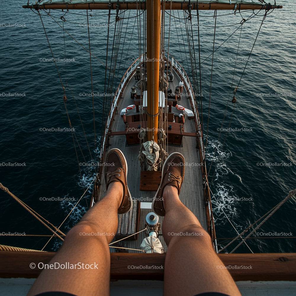 Sailing Adventure from a Tall Ship's Bow