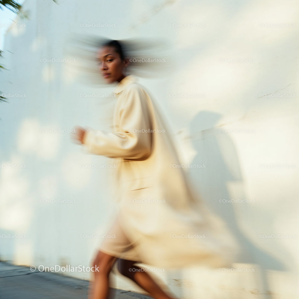 Dynamic Movement in Urban Street Fashion