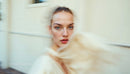 Artistic Portrait of Woman in Motion