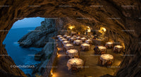 Cave Restaurant Overlooking a Stunning Seaside View