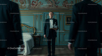Sophisticated Waiter in an Opulent Vintage Room