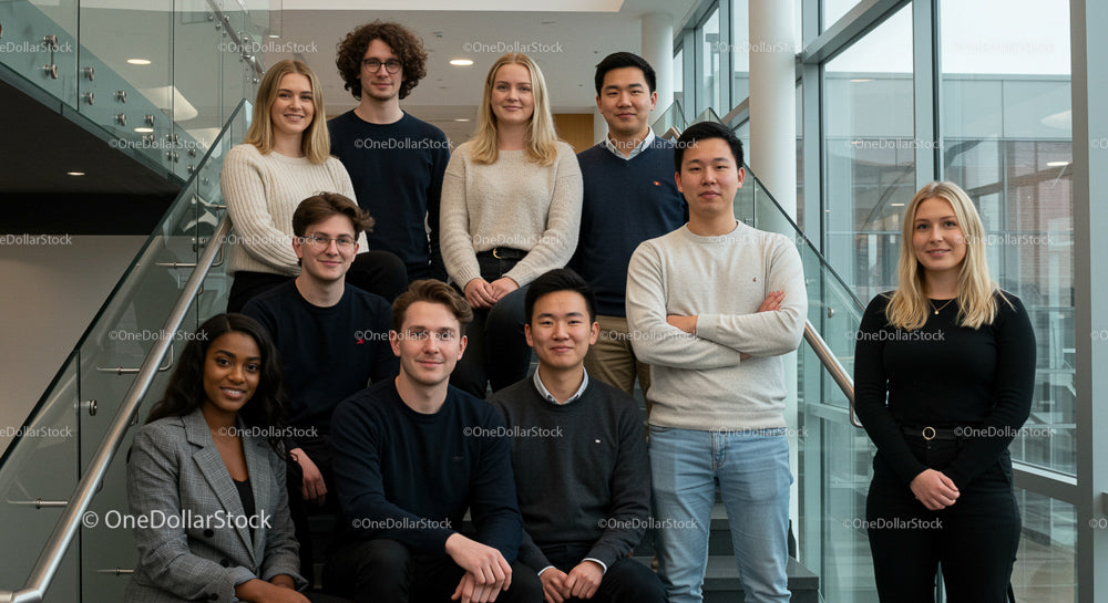 Diverse Team in a Modern Office Setting