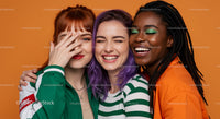 Diverse Group of Friends Laughing Together