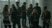 Group of Professionals in Casual Office Meeting