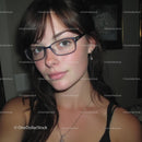 Portrait of a Young Woman with Glasses