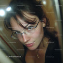 Close-Up Portrait of a Young Woman with Glasses