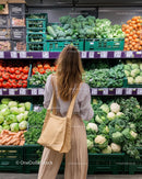 Woman Shopping for Fresh Vegetables in a Supermarket