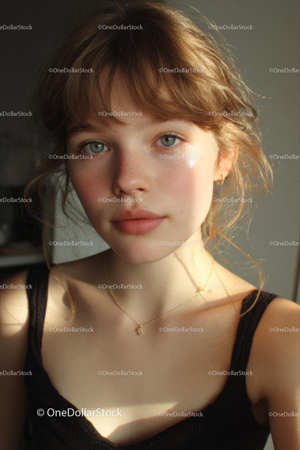 Portrait of a Young Woman in Natural Light