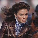 Elegant Woman in Equestrian Attire on Horseback