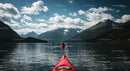 Kayaking Adventure on a Serene Mountain Lake