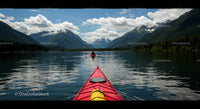 Kayaking Adventure on a Serene Mountain Lake