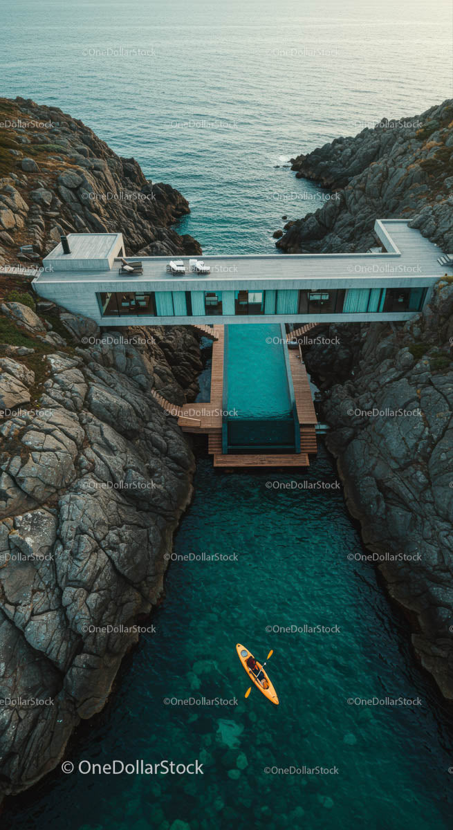 Cliffside Luxury Home Overlooking Turquoise Waters