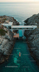 Modern Cliffside House with Infinity Pool and Ocean View