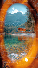 Cozy Mountain Chalet Overlooking Turquoise Alpine Lake