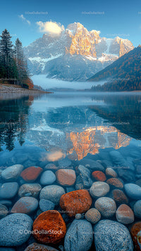 Majestic Mountain Reflection on a Tranquil Lake