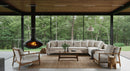 Cozy Modern Living Room with Panoramic Nature View